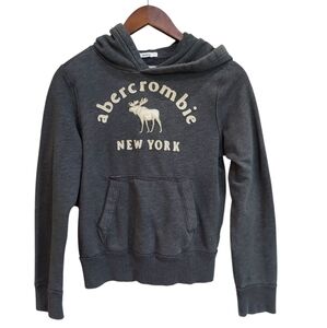 Abercrombie Kids "Muscle" Gray Hoodie